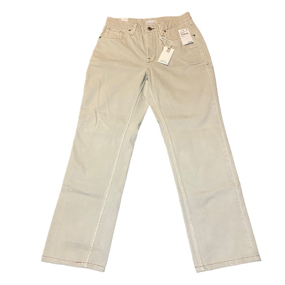 Good American Good 90s Icon Straight Leg Jeans in Bone - Picture 4 of 16